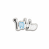 Dentist Love Enamel Sticker