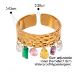 18K Gold Plated Rainbow Ring