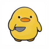 Killer Duck Brooch Enamel Pin