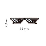 Thug Life Specs Enamel Sticker