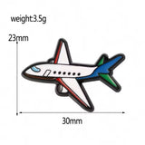 Airplane Travel Brooch Enamel Pin