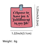 Joy & Fulfilment Brooch Enamel Pin