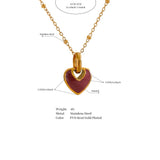 18k Gold Plated Sweetheart Necklace
