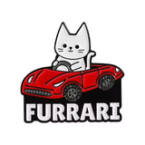 Furrari Cat Brooch Enamel Pin