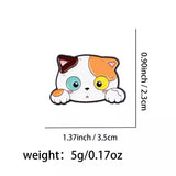 Patches Cat Brooch Enamel Pin