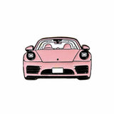 Porsche Car Enamel Sticker