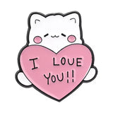 I Love You Brooch Enamel Pin
