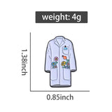 Lab Coat Brooch Enamel Pin