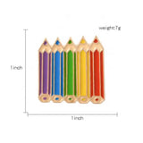 Colour Pencils Brooch Enamel Pin
