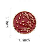Petri Dish Brooch Enamel Pin