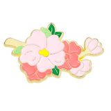 Blush Bloom Branch Flower Brooch Enamel Pin