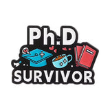 PHD Survivor Brooch Enamel Pin