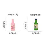 Korean Peach Wine Brooch Enamel Pin