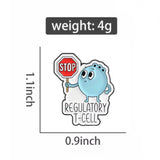 Regulatory T Cell Medical Brooch Enamel Pin