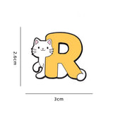 R Cat Brooch Enamel Pin