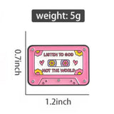 Listen to God Brooch Enamel Pin