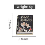 Pride & Prejudice Book Brooch Enamel Pin