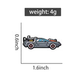 Outatime Car Brooch Enamel Pin