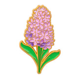 Hyacinth Flower Brooch Enamel Pin
