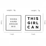 Motivational Brooch Enamel Pin