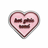 Hot Girls Read Enamel Sticker