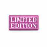 Limited Edition Metal Enamel Sticker