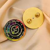 Colour Wheel Rotatable Brooch Enamel Pin