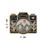 Camera Brooch Enamel Pin