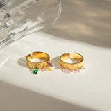 18K Gold Plated Rainbow Ring