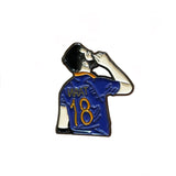 Virat’s Celebration Metal Enamel Sticker