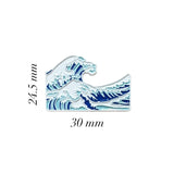 Tidal Crest Enamel Sticker