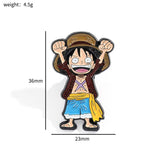 Luffy One Piece Anime Brooch Enamel Pin
