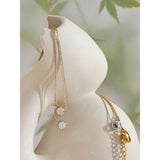 18K Gold Plated Dainty Stone Necklace