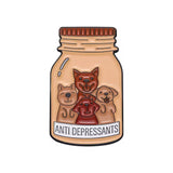 Dog Anti Depressants Enamel Pin