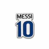 Number 10 Messi Metal Enamel Sticker