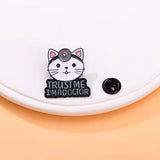 I’m A Doctor Cat Medical Brooch Enamel Pin