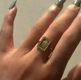 18k Gold Plated Sunshine Ring