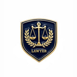 Lawyer Enamel Sticker