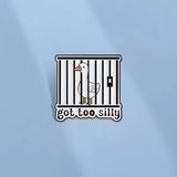 Got Too Silly Goose Brooch Enamel Pin