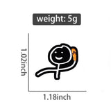 Flying Chappal Brooch Enamel Pin