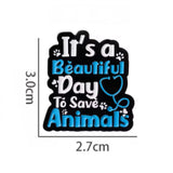 Save Animals Brooch Enamel Pin