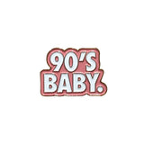 90s Baby Enamel Sticker