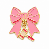 Justice Bow Brooch Enamel Pin