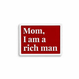 Rich Man Enamel Sticker