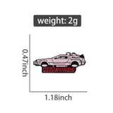 We Don’t Need Roads Car Brooch Enamel Pin