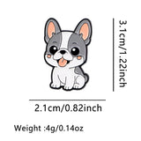 Frenchie Dog Brooch Enamel Pin