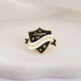 League of Procrastinators Brooch Enamel Pin