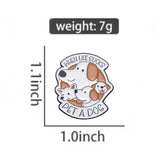 Pet A Dog Enamel Pin