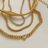 18K Gold Plated Aurelia Bracelet Stack