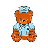 Nurse Teddy Medical Brooch Enamel Pin